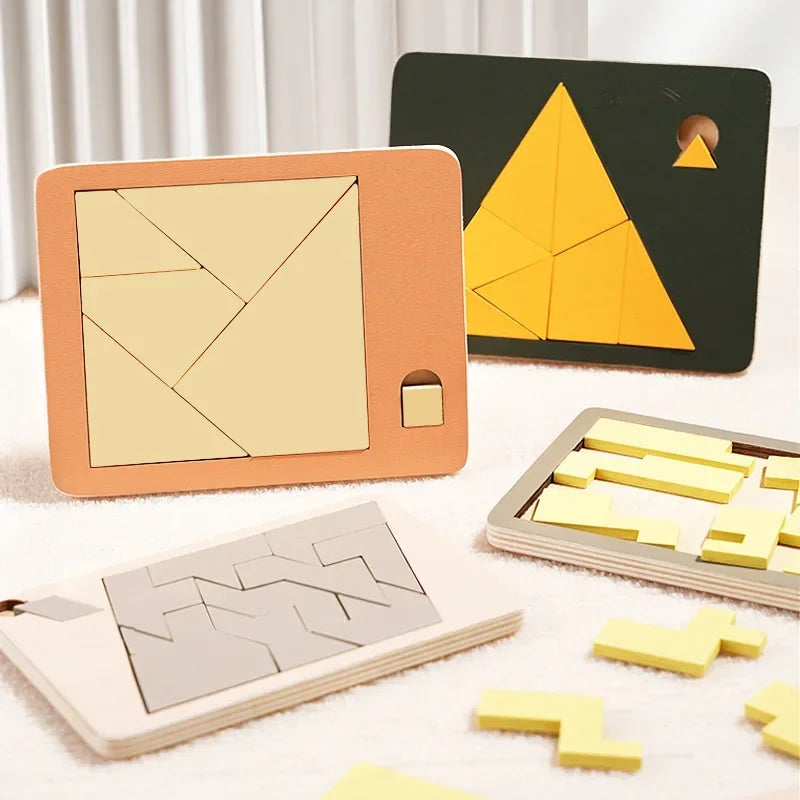 Tangram Board Puzzle Game