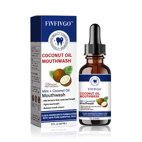 Fivfivgo™ Coconut Oil Mouthwash Essential Oil