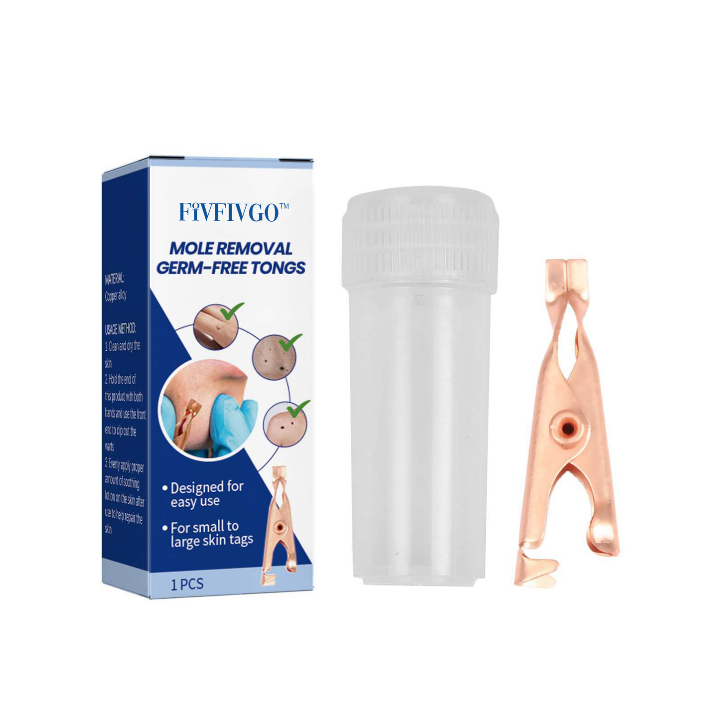 Fivfivgo™ Mole Removal Germ-Free Tongs