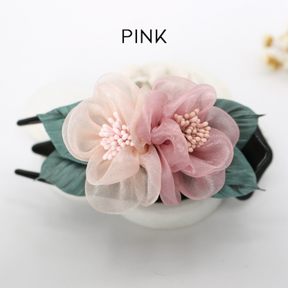 Elegant Floral Hair Clip