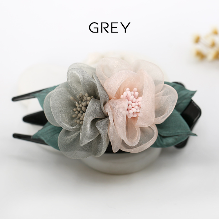 Elegant Floral Hair Clip