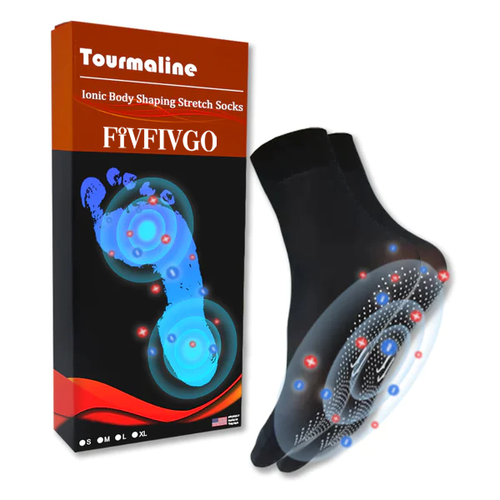 Fivfivgo™ Tourmaline Ionic Body Shaping Stretch Socks