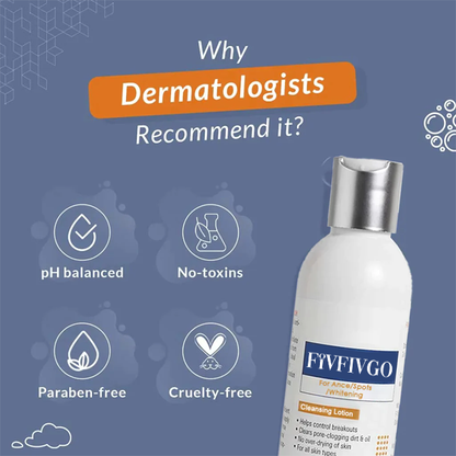 Fivfivgo™ Reinigungslotion gegen Akne, Pickel und Acanthosis nigricans